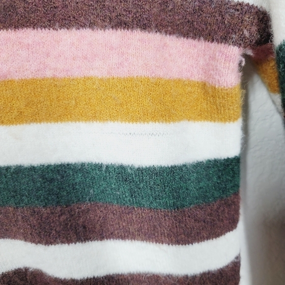 Madewell Calyse Ballon Sleeve Crewneck Pullover Sweater - Picture 7 of 7